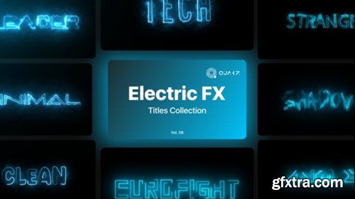 Videohive Electric Motion Titles Vol. 06 45344961