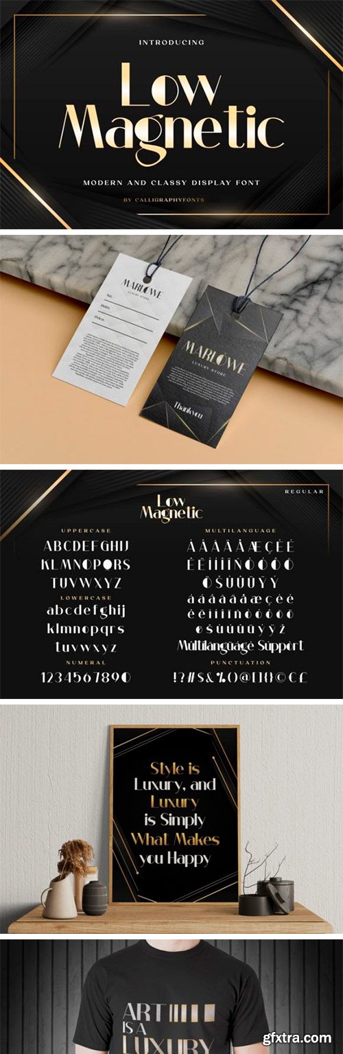 Low Magnetic Font