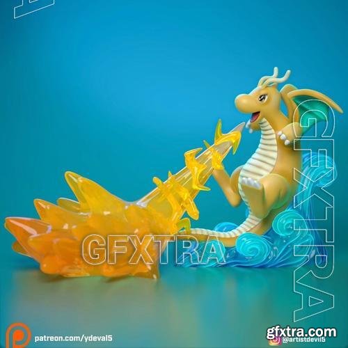 Dragonite Attack – 3D Print Model