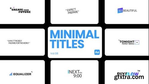 Videohive Minimal Titles 08 for After Effects 45370633