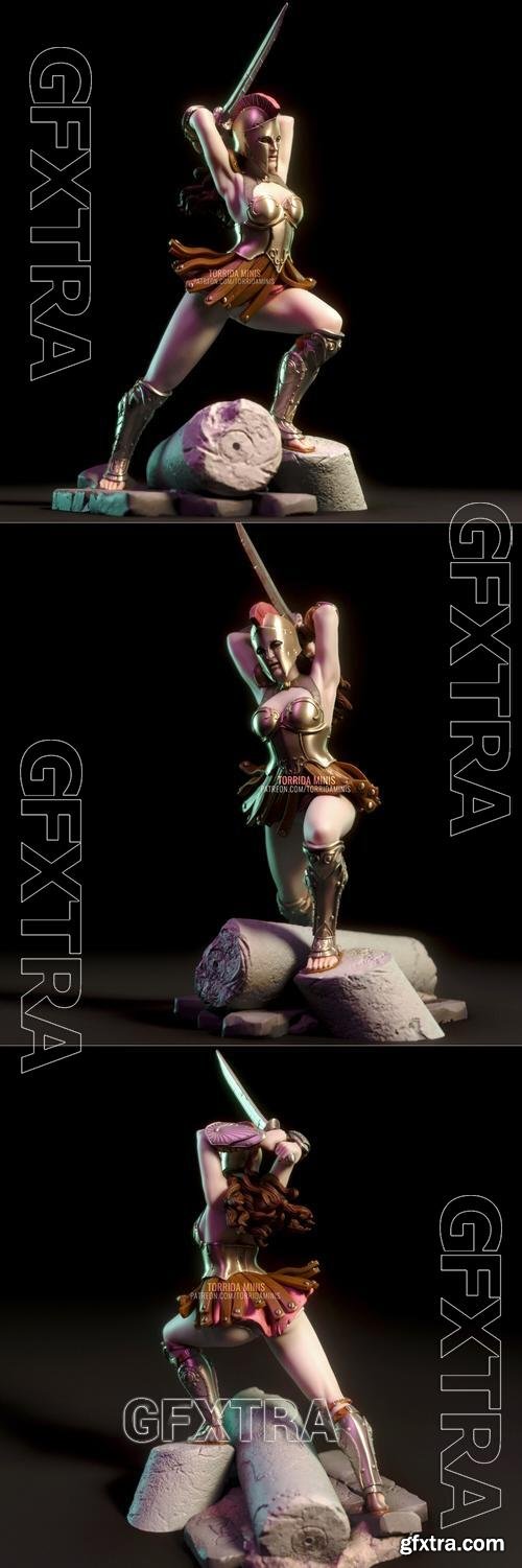 Helene - Greek Warrior - Torrida Minis – 3D Print Model