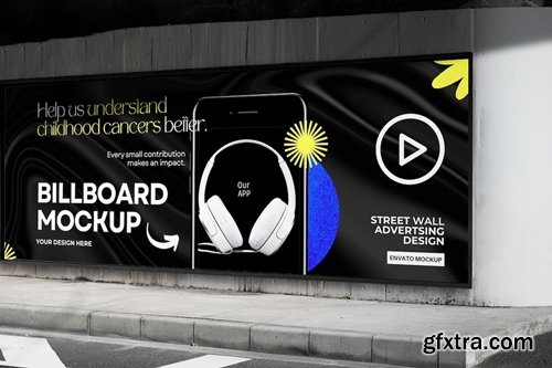 VIdeo Wall Billboard Mockup 4XK9X99