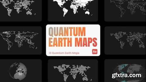 Videohive Quantum Earth Maps for After Effects 45457269