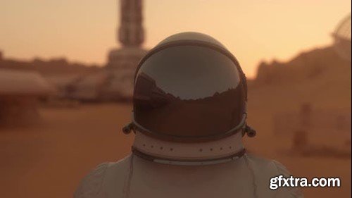 Videohive Astronaut on Mars 45240321