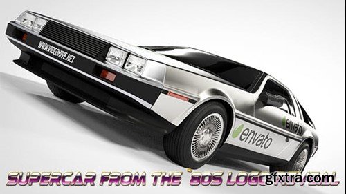 Videohive Supercar from the `80s Logo Reveal 19740960