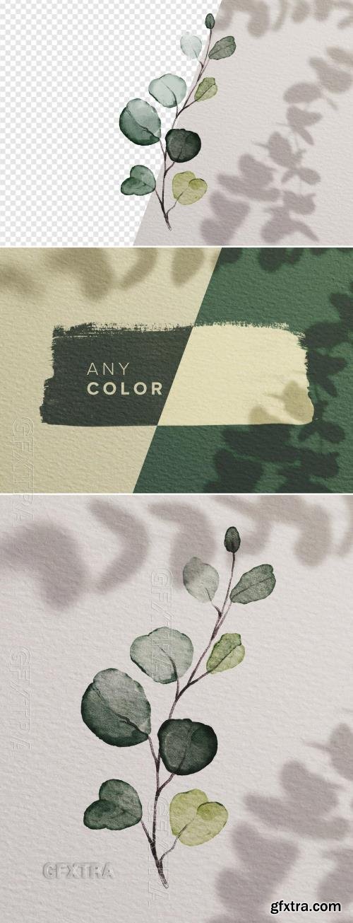 Paper Fresco with Gesso Mockup 283567722