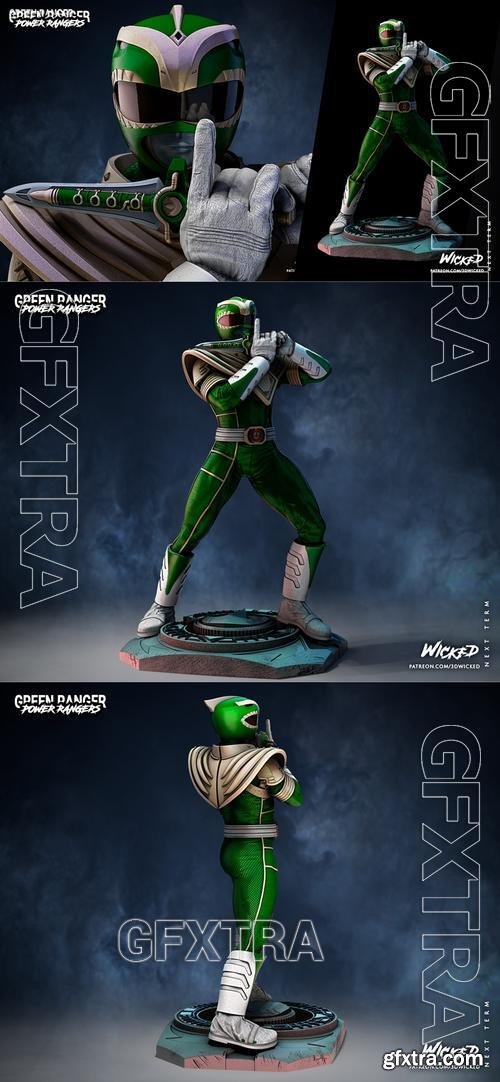 WICKED - Movies Power Ranger Green Sculpture – 3D Print Model