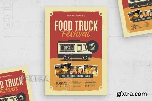 Food Truck Festival Flyer Template BFQYZHT