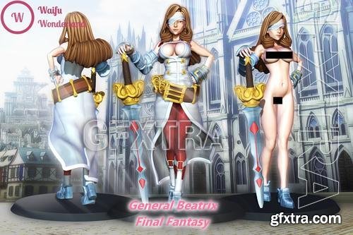 Beatrix (Final Fantasy) - Waifu Wonderland) – 3D Print Model
