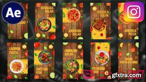 Videohive 10 In 1 Stories Food Promo Instagram 45426052