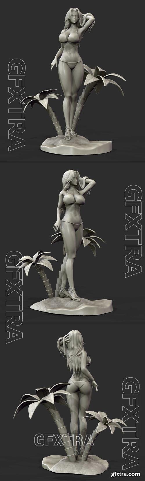 Bleach Rangiku Matusmoto beach Swimsuit – 3D Print Model