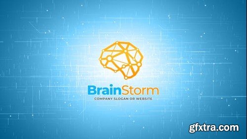 Videohive Brain Storm - Digital Logo Reveal 23815689