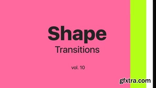 Videohive Shape Transitions Vol. 10 45533032