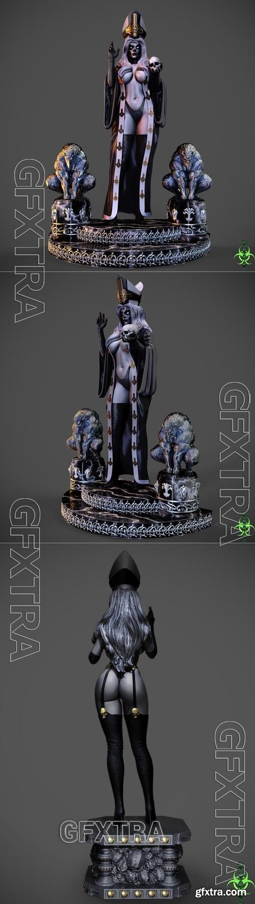 Lady Death Ghost – 3D Print Model