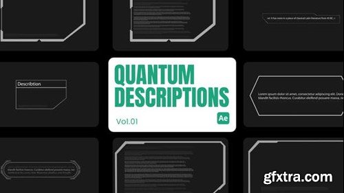 Videohive Quantum Descriptions 01 for After Effects 45496885