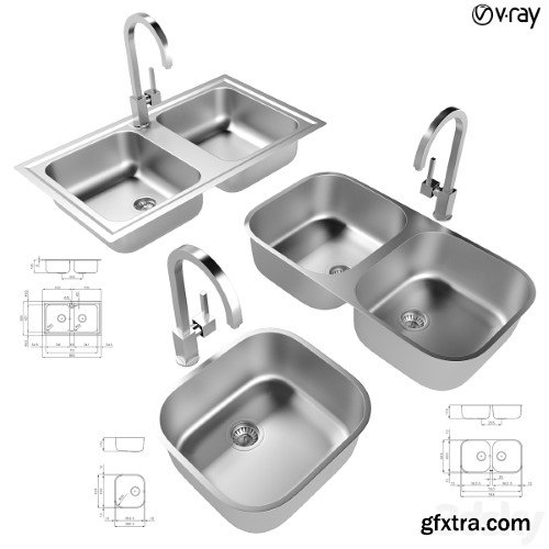 Collection of kitchen sinks 09
