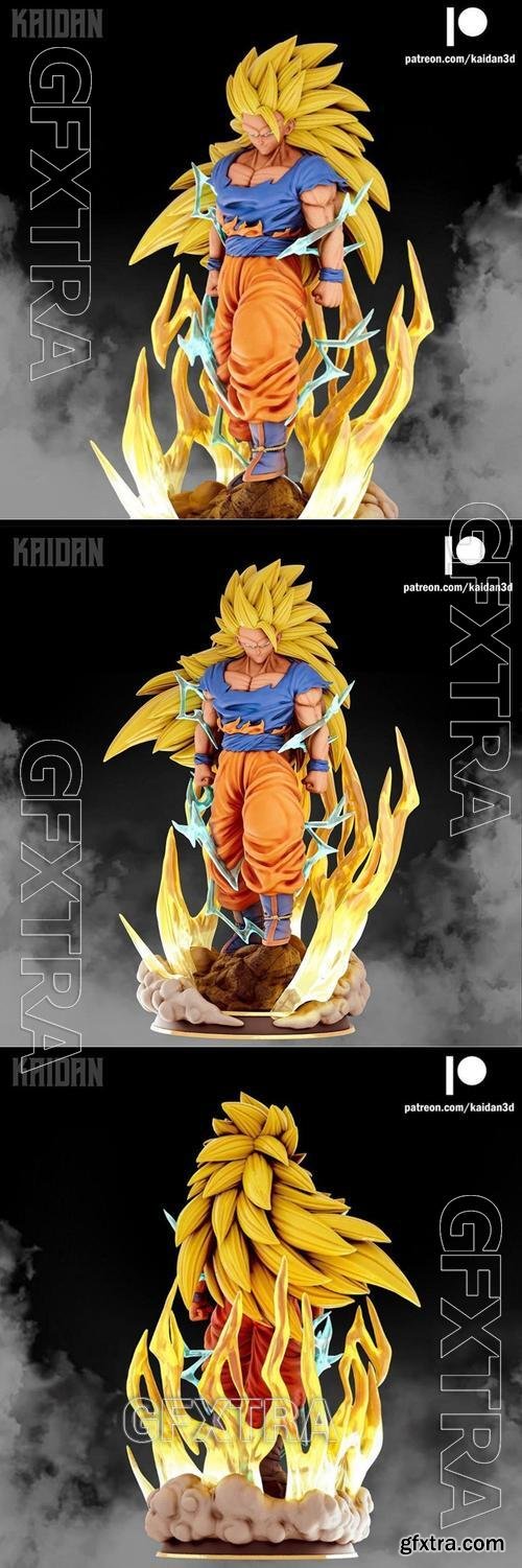 Goku SSJ3 by Kaidan – 3D Print Model
