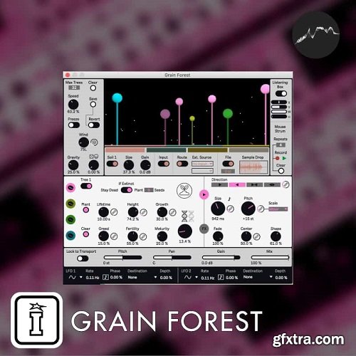 Isotonik Studios Grain Forest v1.0.0 by Dillon Bastan Max for Live Device