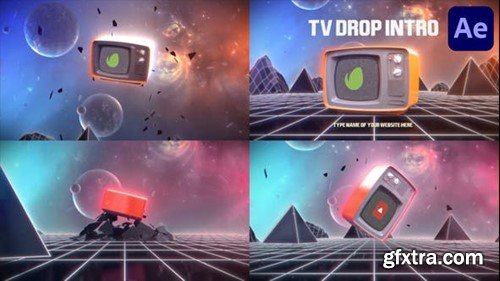 Videohive TV Drop Intro for After Effects 45546615
