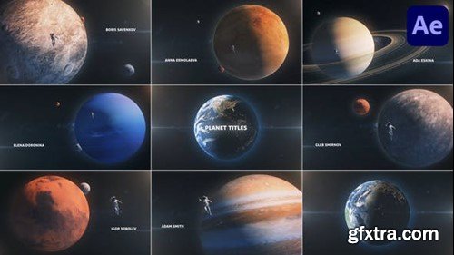 Videohive Planet Titles for After Effects 44285216