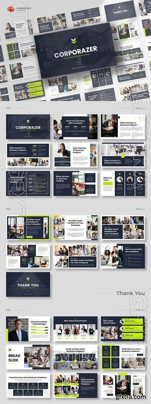 Corporate Business Powerpoint Template BUT7WRA