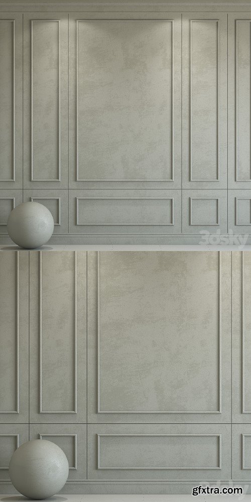 Decorative plaster with molding 171