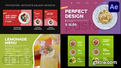 Videohive Restaurant Food (Social Media) for After Effects 45651038