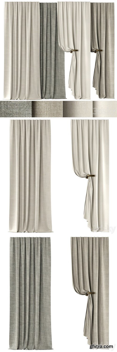 Curtains 135 Kvadrat Artic