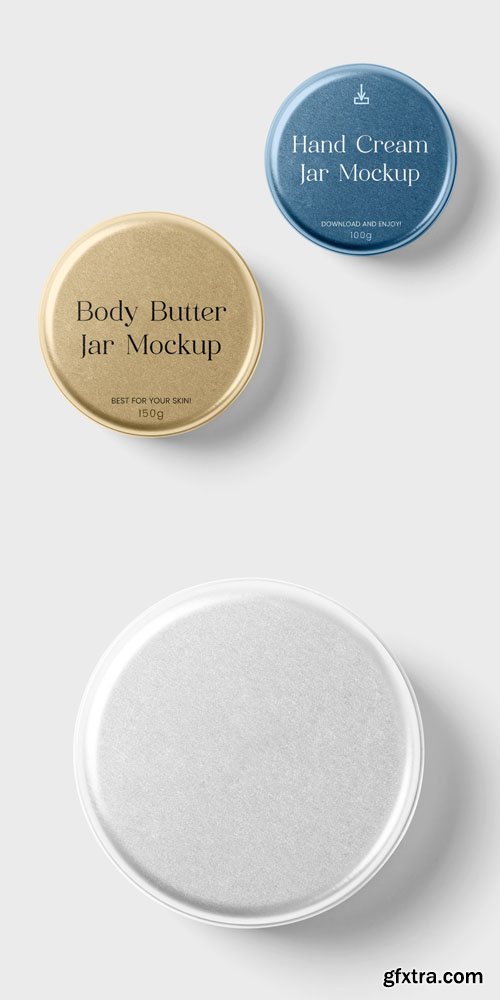 Beauty Metal Jar - PSD Mockup Template