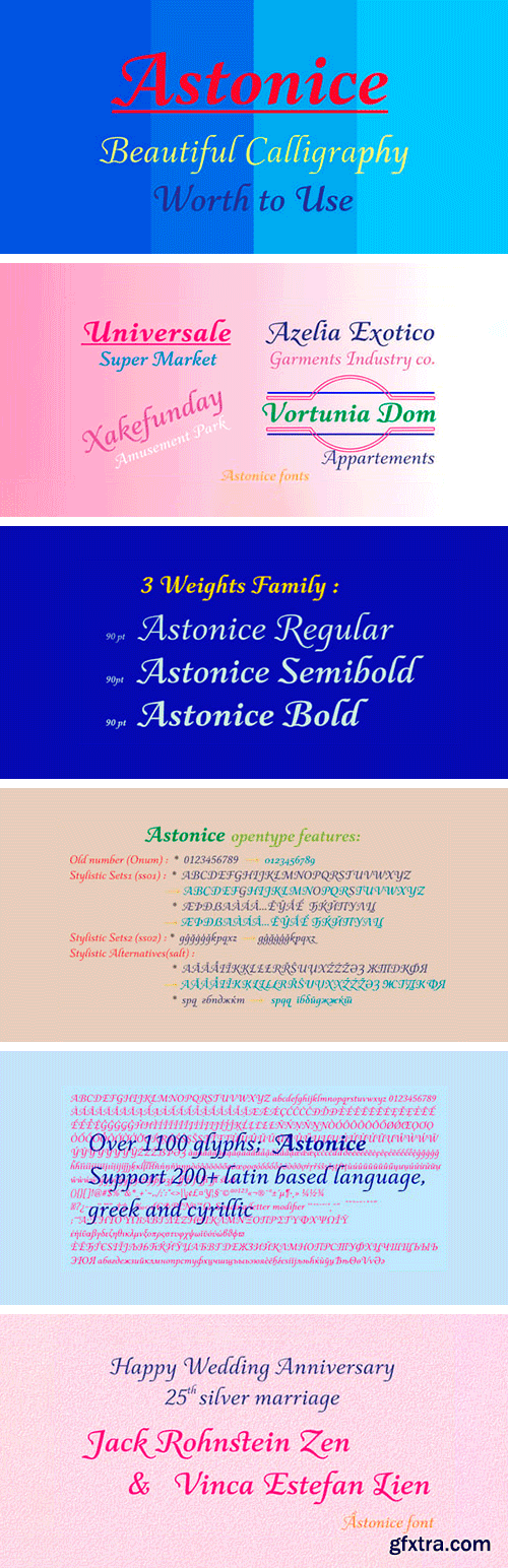 Astonice Font Family