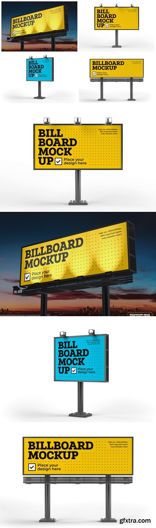 Billboard Mockup Set K2M4EYZ