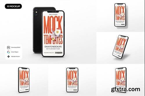 Black iPhone X Mockup