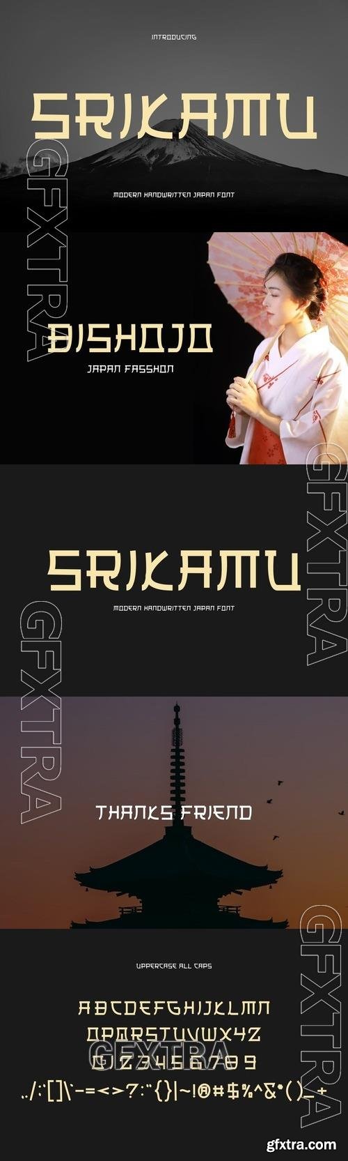 Srikamu - Modern Japanese Style 2PMRBD5