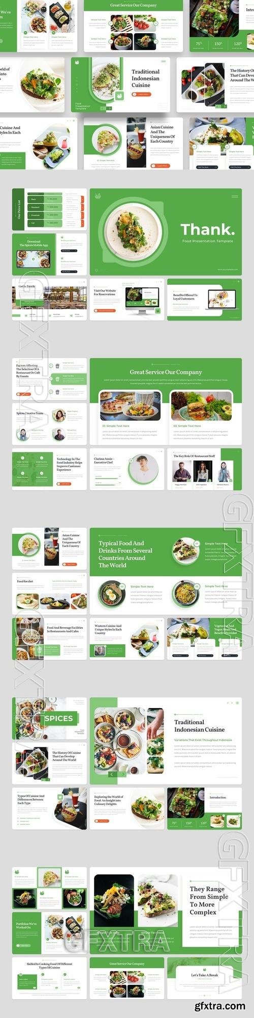 Spices - Food PowerPoint Template 9PWZENK