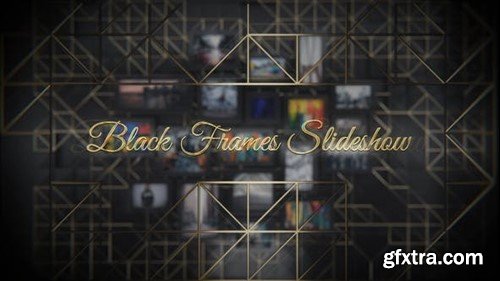 Videohive Black Frames Slideshow 45716243