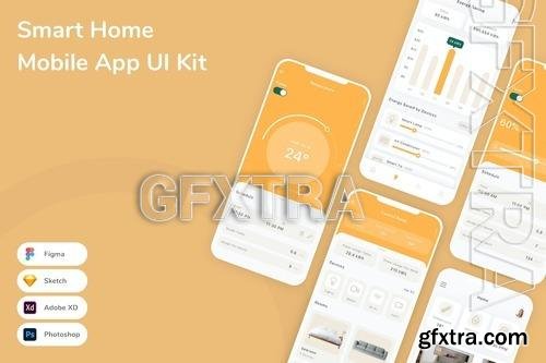 Smart Home Mobile App UI Kit GH3QKY6
