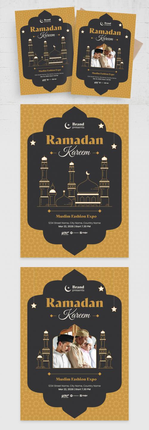 Ramadan Islamic Flyer Template 565290369