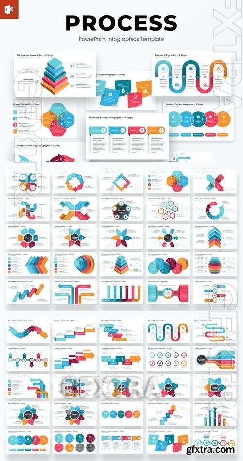 Process Infographics PowerPoint Template ZF8KX5L