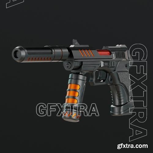 Star Lord Comic gun – 3D Print Model