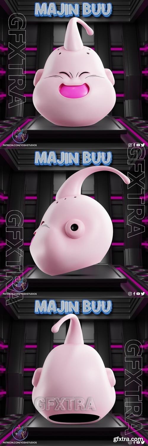 Fat Majin Buu Mask – 3D Print Model