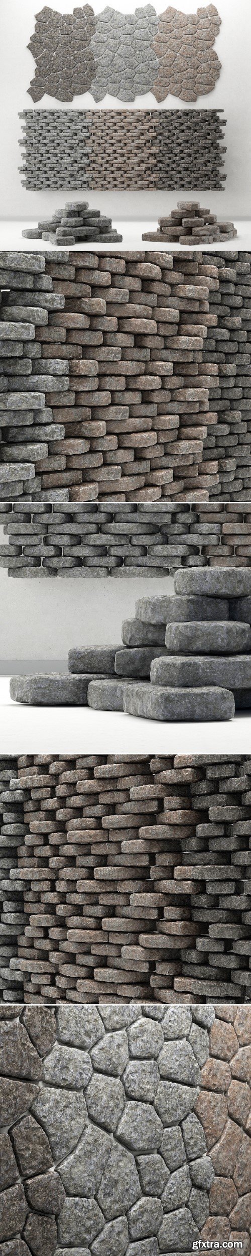 Rock stone collection decorative / A collection of rock for decoration