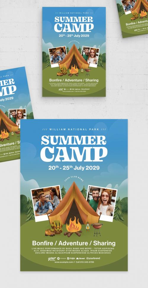 Summer Camp Flyer Template 587040510