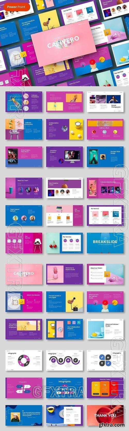 Calivero – Creative Business PowerPoint Template TCSL276