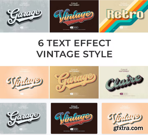 Vintage Text Effect Style