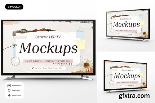 Generic LED TV Mockup CZMPK35