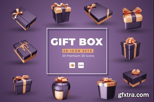 Gift Box 3D Set MEJVUAP