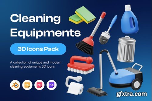 Cleaning Equipment 3D Icon FBFB9LQ