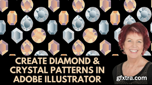 Diamond & Crystal Patterns in Illustrator - Graphic Design for Lunch™