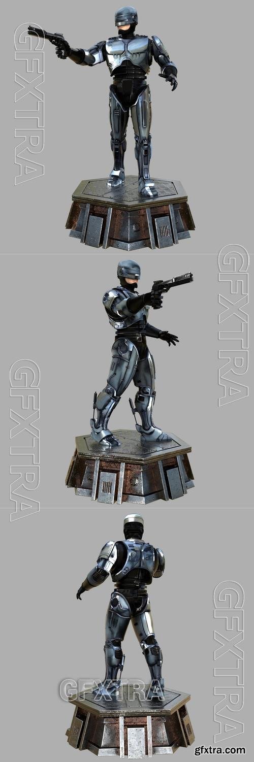 Robocop Statue – 3D Print Model
