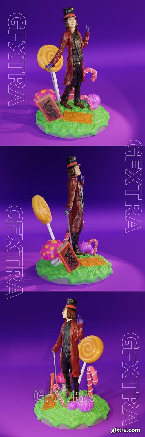 Willy Wonka – 3D Print Model
